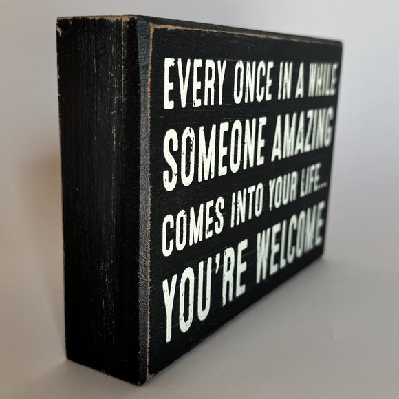 EVERY ONCE IN A WHILE ... Black & White Frame (NWT) - Picture 3 of 4